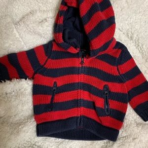 Baby Gap Infant Zip Cardigan Style Thick Sweater